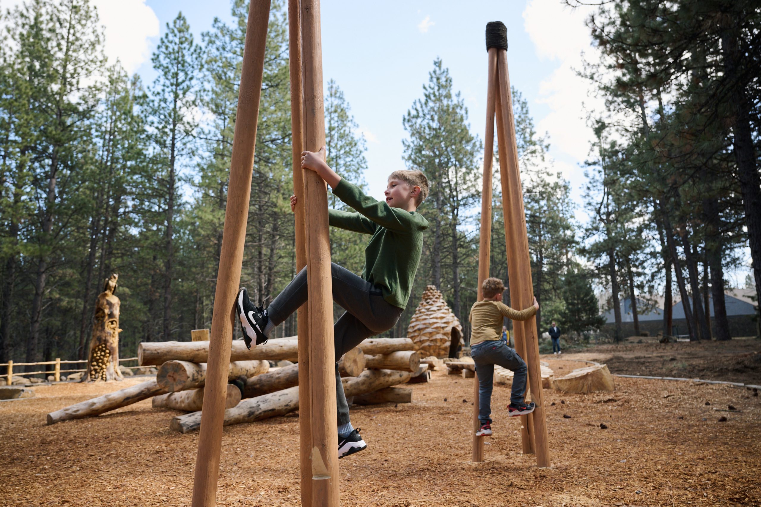 High Desert Museum Ponderosa Playscape.