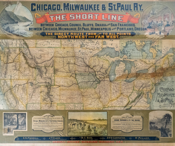 Eblast- Drawn West Nov2025-1 1883 map, Drawn West exhibition