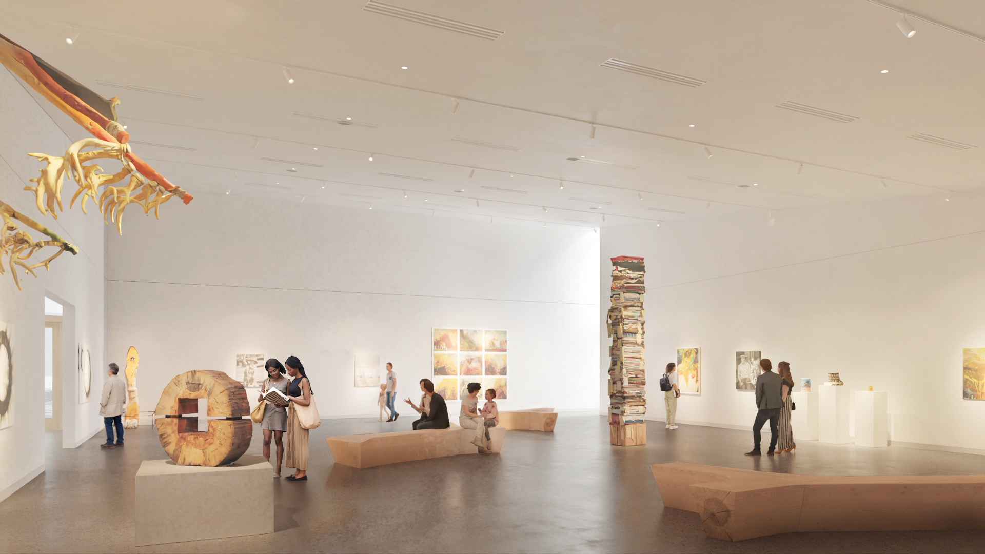 Rendering of Museum's new art gallery
